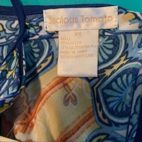 Jealous Tomato Trapeze Swing Maxi Dress  NWT XS - Picture 9 of 12